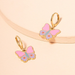 Wholesale color butterfly alloy earrings JDC-ES-AYN309 Earrings JoyasDeChina Wholesale Jewelry JoyasDeChina Joyas De China