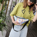 Bulk Jewelry Wholesale color canvas reflective laser waist bag for women JDC-DS-CB002 Wholesale factory from China YIWU China