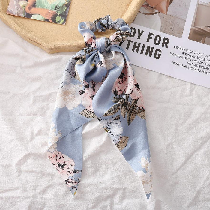 Bulk Jewelry Wholesale color chiffon retro printing simulation tow hair ring JDC-HS-F300 Wholesale factory from China YIWU China