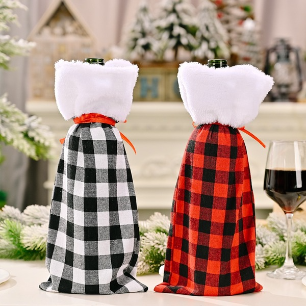 Bulk Jewelry Wholesale color cloth Christmas wine bottle bag JDC-CS-HB010 Wholesale factory from China YIWU China