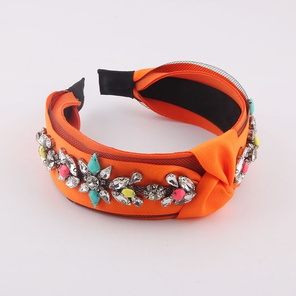 Bulk Jewelry Wholesale color cloth inlaid with diamond color silk cloth hairband JDC-HD-JB006 Wholesale factory from China YIWU China