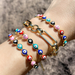 Bulk Jewelry Wholesale color copper Simia color evil's eye bracelet JDC-BT-AS-029 Wholesale factory from China YIWU China