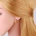 Wholesale Color Devil's Eye Zircon Copper Plated 18k Gold Earrings JDC-ES-AS-007 Earrings 翱?N Wholesale Jewelry JoyasDeChina Joyas De China