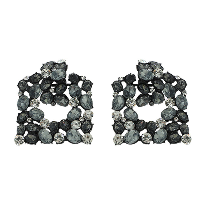Wholesale color diamond-studded alloy Earrings JDC-ES-V233 Earrings JoyasDeChina black Wholesale Jewelry JoyasDeChina Joyas De China