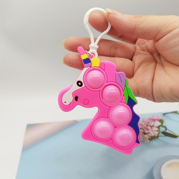 Wholesale color double-sided Silica gel Fidgets Toy keychains JDC-KC-GSYY051 Keychains JoyasDeChina Wholesale Jewelry JoyasDeChina Joyas De China