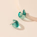 Wholesale color drop resin earrings JDC-ES-AYN322 Earrings JoyasDeChina E2055-Emerald Green Wholesale Jewelry JoyasDeChina Joyas De China