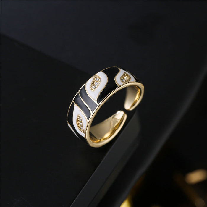 Wholesale color electroplated copper open rings JDC-RS-AG216 Rings JoyasDeChina Wholesale Jewelry JoyasDeChina Joyas De China
