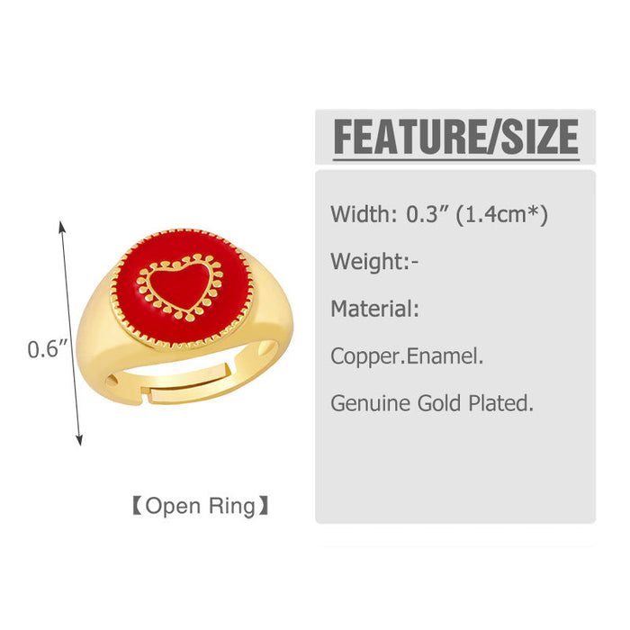 Wholesale Color Electroplated Copper Rings JDC-RS-AS280 Rings JoyasDeChina Wholesale Jewelry JoyasDeChina Joyas De China