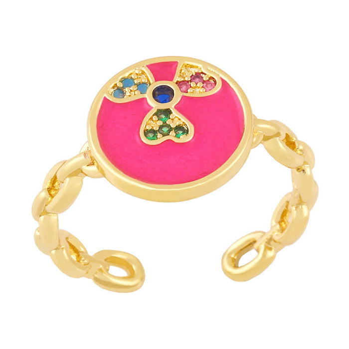 Wholesale Color Electroplated Copper Rings JDC-RS-AS290 Rings JoyasDeChina Wholesale Jewelry JoyasDeChina Joyas De China