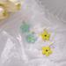 Wholesale color flower alloy earrings JDC-ES-W328 Earrings JoyasDeChina Wholesale Jewelry JoyasDeChina Joyas De China