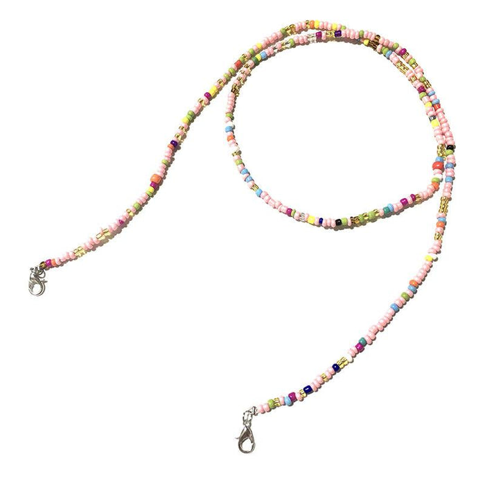 Bulk Jewelry Wholesale color glass beads slip-proof glasses chain JDC-MC-HW013 Wholesale factory from China YIWU China