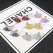 Wholesale color gradient zircon swan stud earrings MOQ≥2 JDC-ES-Kas002 Earrings 卡诗 Wholesale Jewelry JoyasDeChina Joyas De China