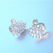 Wholesale color gradient zircon swan stud earrings MOQ≥2 JDC-ES-Kas002 Earrings 卡诗 White MOQ2 Wholesale Jewelry JoyasDeChina Joyas De China