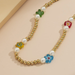 Wholesale color holiday style glazed Flower Necklace JDC-NE-KJ126 NECKLACE JoyasDeChina Wholesale Jewelry JoyasDeChina Joyas De China