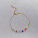 Bulk Jewelry Wholesale color imitation crystal beaded anklet JDC-AS-A034 Wholesale factory from China YIWU China