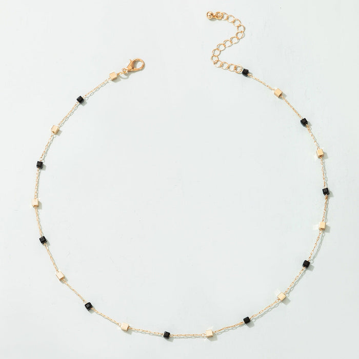 Wholesale color loose stone hanging red rice Bead Necklace JDC-NE-YinH006 Necklaces 颖皓 Wholesale Jewelry JoyasDeChina Joyas De China