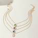 Wholesale color love alloy necklaces JDC-NE-NZ022 Necklaces JoyasDeChina Wholesale Jewelry JoyasDeChina Joyas De China