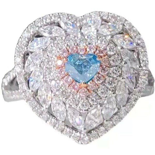 Wholesale color love copper rings JDC-RS-WN008 Rings 薇妮 Wholesale Jewelry JoyasDeChina Joyas De China