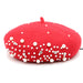 Wholesale color matching warm hat JDC-FH-LS007 Fashionhat JoyasDeChina 5 large red wool Wholesale Jewelry JoyasDeChina Joyas De China
