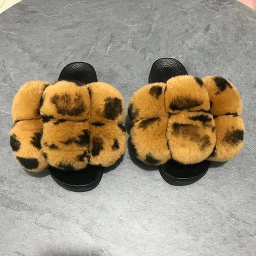 Wholesale color matching wool large open toe women's shoes JDC-SD-GSKD008 Slippers JoyasDeChina Wholesale Jewelry JoyasDeChina Joyas De China