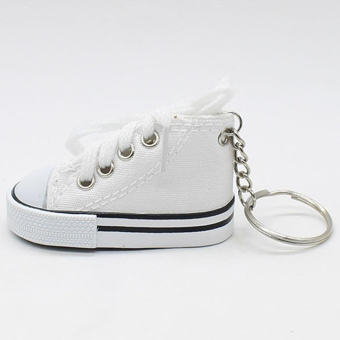 Bulk Jewelry Wholesale color metal canvas shoes keychain JDC-KC-YY014 Wholesale factory from China YIWU China