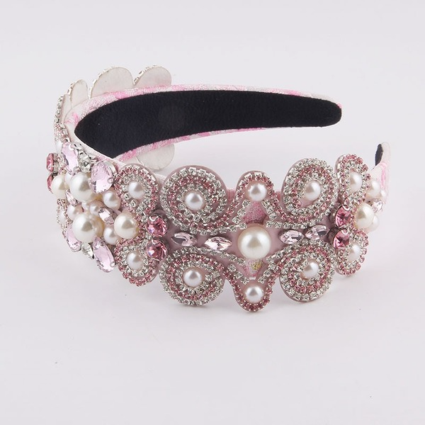 Bulk Jewelry Wholesale color metal inlaid diamond color pearl Hairband JDC-HD-JB022 Wholesale factory from China YIWU China