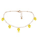 Bulk Jewelry Wholesale color metal little daisy tassel necklace JDC-NE-KunJ046 Wholesale factory from China YIWU China