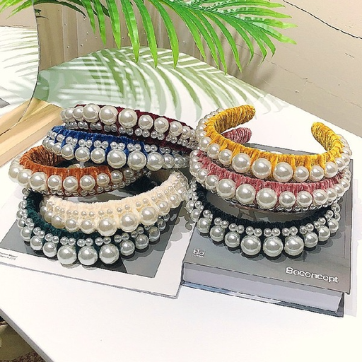 Bulk Jewelry Wholesale color pearl hair headband JDC-HD-GSDX002 Wholesale factory from China YIWU China