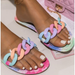 Bulk Jewelry Wholesale color PU beach open-toed flat sandals JDC-SP-JZ008 Wholesale factory from China YIWU China