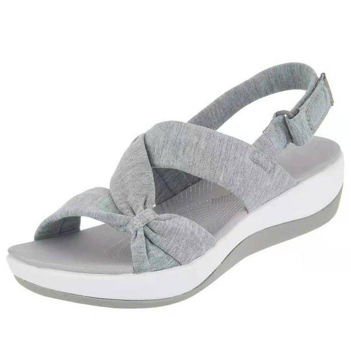 Bulk Jewelry Wholesale color Pu fish mouth muffin cross kink women's sandals JDC-SD-GSMS008 Wholesale factory from China YIWU China
