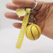 Wholesale color PVC 4cm basketball Keychains JDC-KC-YY128 Keychains JoyasDeChina yellow Wholesale Jewelry JoyasDeChina Joyas De China