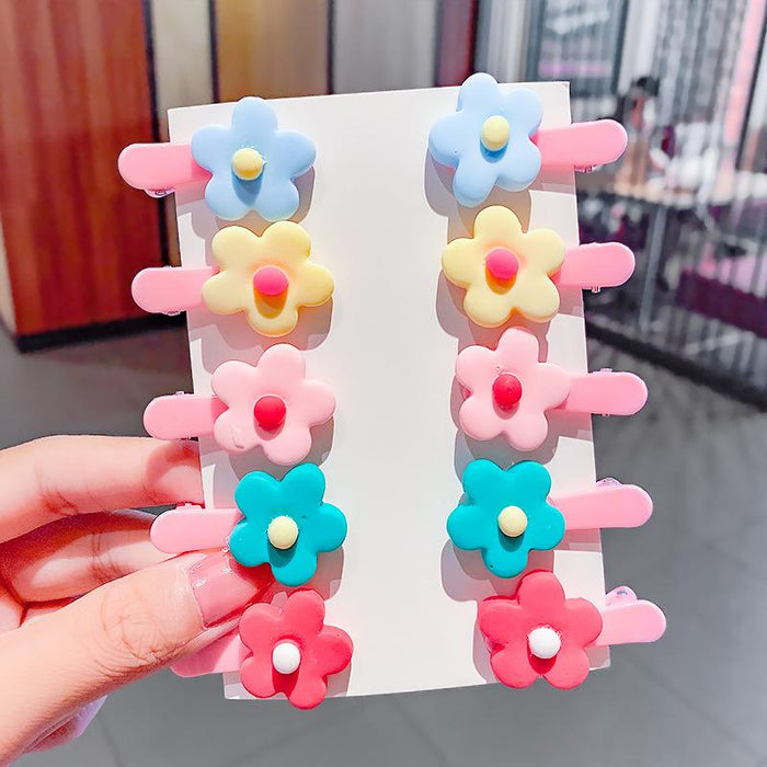 Bulk Jewelry Wholesale color resin children's hairpin bow fruit JDC-HC-GSI005 Wholesale factory from China YIWU China