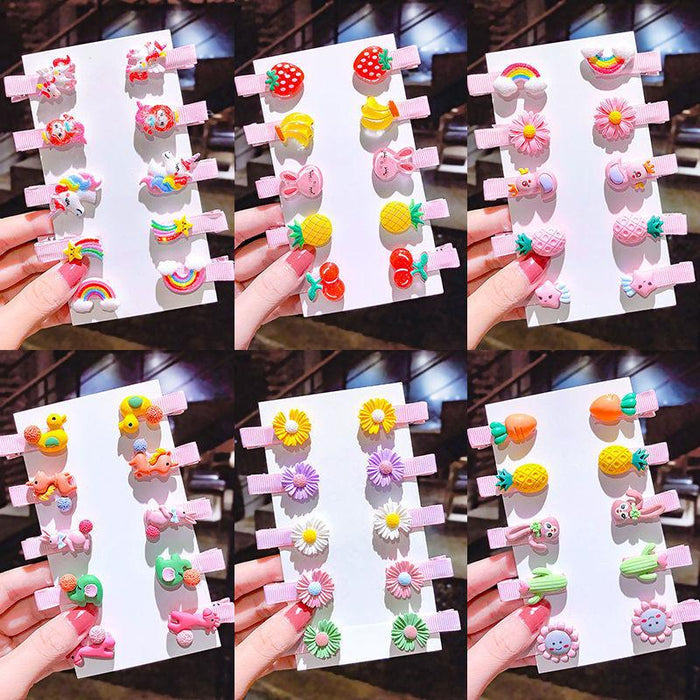 Bulk Jewelry Wholesale color resin children's hairpin JDC-HC-RXi006 Wholesale factory from China YIWU China