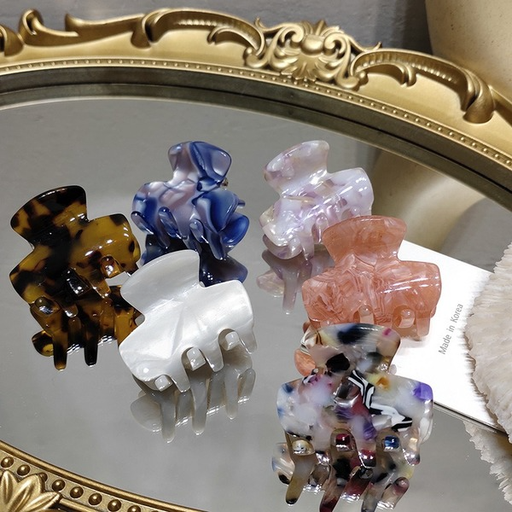 Bulk Jewelry Wholesale color resin rectangular hair clip JDC-HC-GSTC002 Wholesale factory from China YIWU China