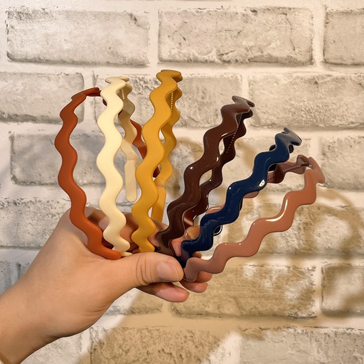Bulk Jewelry Wholesale color resin smooth frosted hair band JDC-HD-RXN001 Wholesale factory from China YIWU China