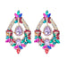 Wholesale Color Rhinestone Alloy Earrings JDC-ES-JL937 Earrings 氿乐 Wholesale Jewelry JoyasDeChina Joyas De China