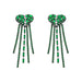 Wholesale color rhinestone alloy earrings JDC-ES-JQ182 Earrings JoyasDeChina green Wholesale Jewelry JoyasDeChina Joyas De China