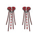 Wholesale color rhinestone alloy earrings JDC-ES-JQ182 Earrings JoyasDeChina red Wholesale Jewelry JoyasDeChina Joyas De China
