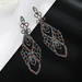 Wholesale Color Rhinestone Crystal Long Large Earrings JDC-ES-ZHONGW018 Earrings 众薇 Wholesale Jewelry JoyasDeChina Joyas De China