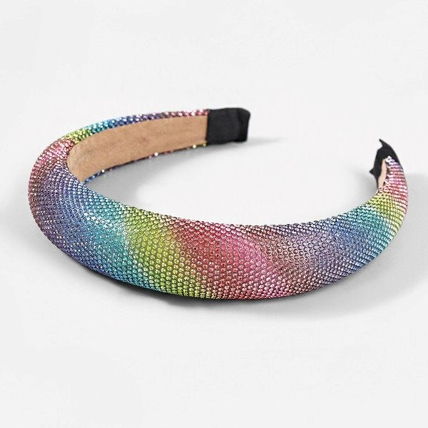 Wholesale color rhinestone fabric headband JDC-HD-JL055 Headband 氿乐 Wholesale Jewelry JoyasDeChina Joyas De China