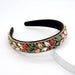 Wholesale color rhinestone flannel headband JDC-HD-Yul025 Headband 雨灵 color Wholesale Jewelry JoyasDeChina Joyas De China