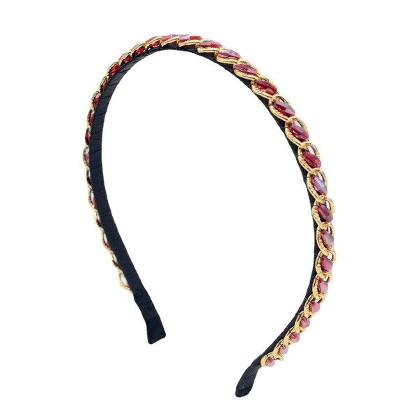 Wholesale color rhinestone headband JDC-HD-Yul001 Headband 雨灵 Wholesale Jewelry JoyasDeChina Joyas De China