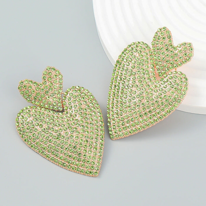 Wholesale Color Rhinestone Love Multilayer Alloy Boho Earrings JDC-ES-JL939 Earrings 氿乐 Wholesale Jewelry JoyasDeChina Joyas De China