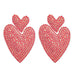 Wholesale Color Rhinestone Love Multilayer Alloy Boho Earrings JDC-ES-JL939 Earrings 氿乐 red Wholesale Jewelry JoyasDeChina Joyas De China