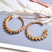 Wholesale Color Rhinestone Metal Round Electroplated Alloy Earrings JDC-ES-SK091 Earrings 深刻 Wholesale Jewelry JoyasDeChina Joyas De China