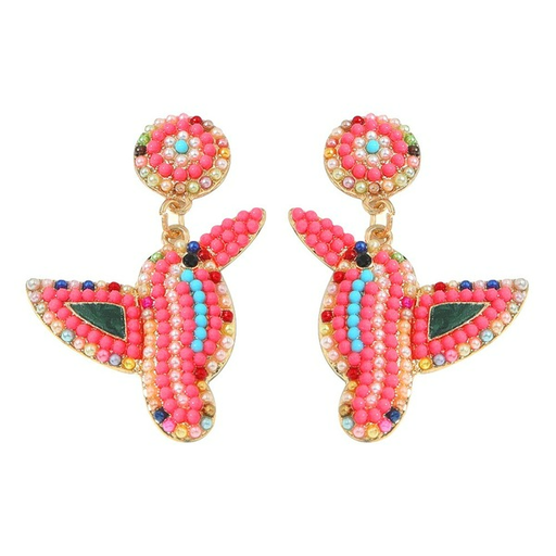 Wholesale color rice Bead Earrings JDC-ES-JQ121 Earrings JoyasDeChina Wholesale Jewelry JoyasDeChina Joyas De China