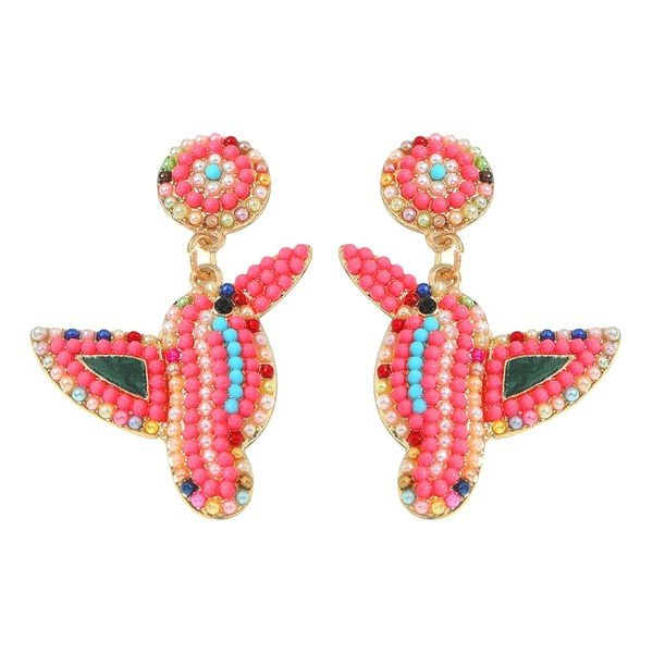 Wholesale color rice Bead Earrings JDC-ES-JQ121 Earrings JoyasDeChina Wholesale Jewelry JoyasDeChina Joyas De China