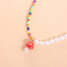 Wholesale color rice beads love short mushroom rice bead neck chain JDC-NE-YinH004 Necklaces 颖皓 Wholesale Jewelry JoyasDeChina Joyas De China