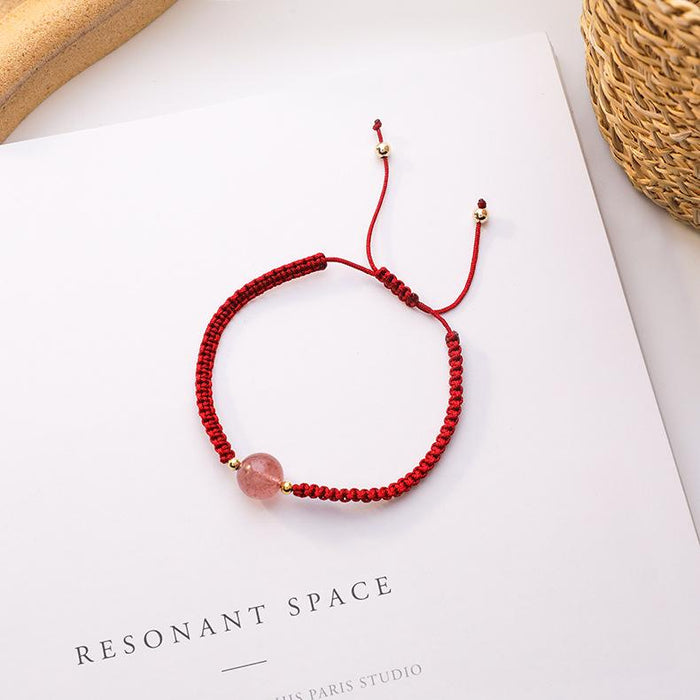 Bulk Jewelry Wholesale color rope hand woven Red Rope Bracelet JDC-BT-GSMS002 Wholesale factory from China YIWU China