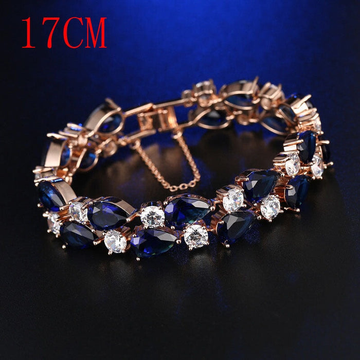 Wholesale color rose gold zircon bracelet MOQ≥2 JDC-BT-Kas004 Bracelet 卡诗 Wholesale Jewelry JoyasDeChina Joyas De China
